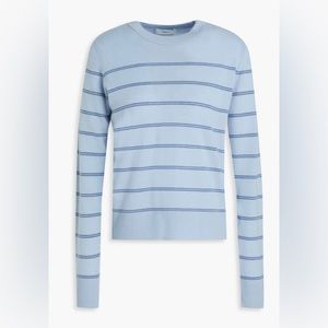Vince Blue Stripped Wool Cashmere Sweater XS